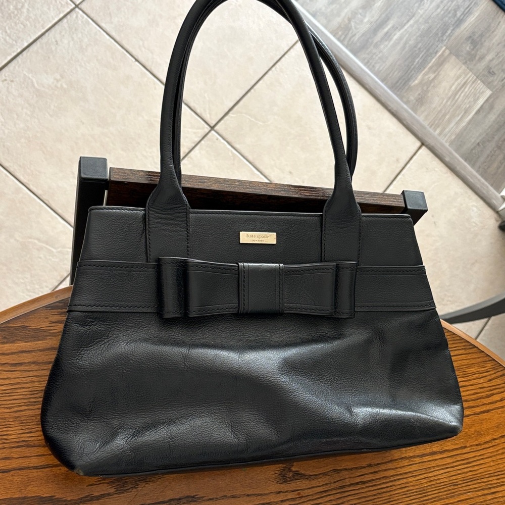 Kate Spade Black Bow Shoulder Bag